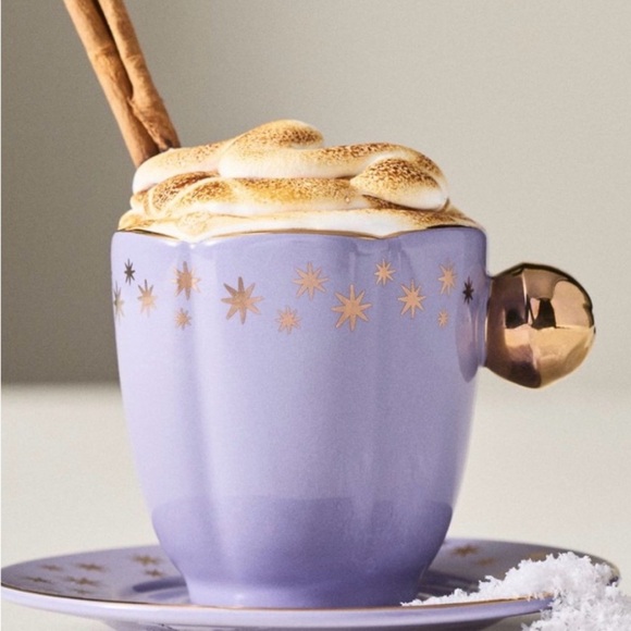 Anthropologie Other - NWT Anthropologie New York City Ballet Espresso Cup & Saucer